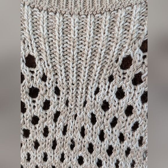 Club Monaco linen crochet racerback top size S - Picture 4 of 6